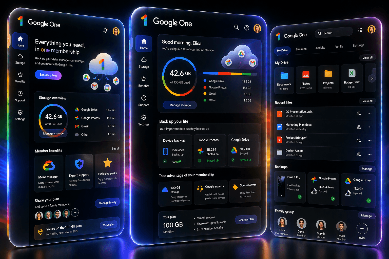 Google One 2TB Family Plan – Your Own Email - Buy in Nepal