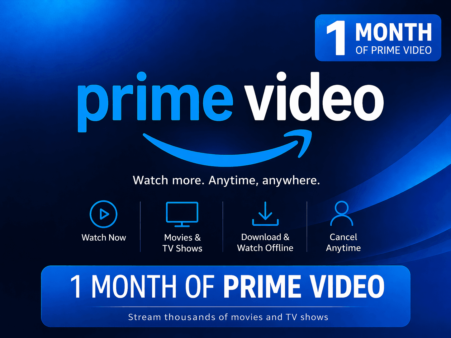 Amazon Prime Video 1 Month (Full Private) - Buy in Nepal
